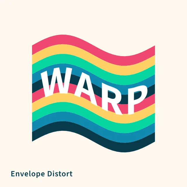 Envelope Distort artwork made in VectorCraft