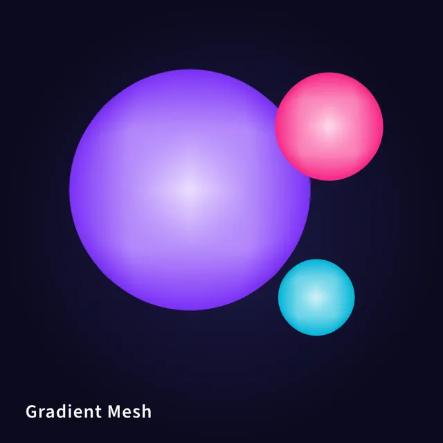 Gradient Mesh artwork made in VectorCraft